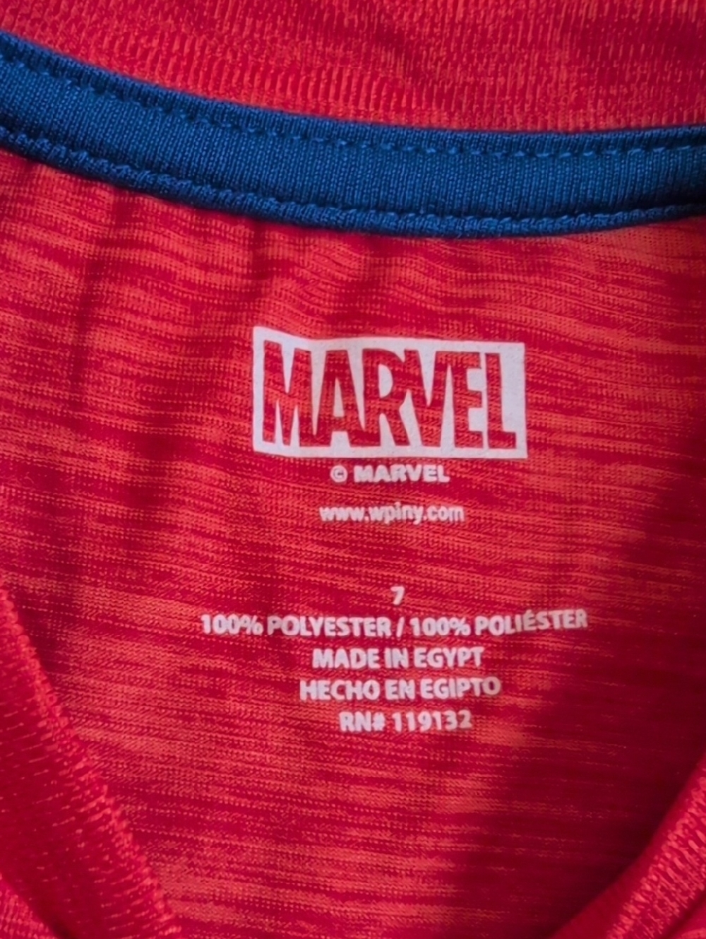 Marvel Red & Blue Boys' Superhero Tee and Shorts Set NWT - Picture 2 of 10
